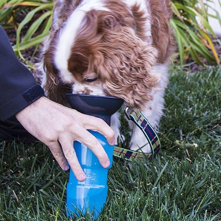 Outdoor Portable Auto Pet Drinking Water Cup Water Feeder (Pink)
