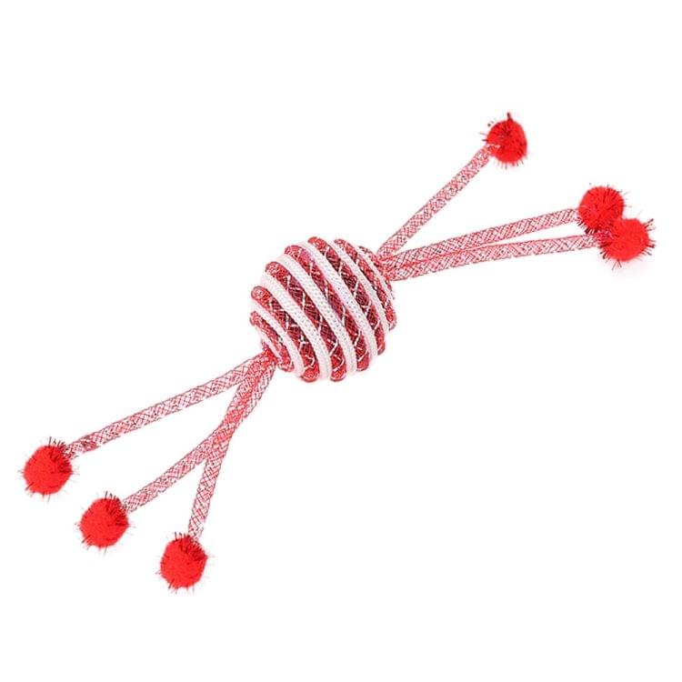 3 PCS Cat Grinding Toy Ball Rotating Cat Interactive Toy(Blue)
