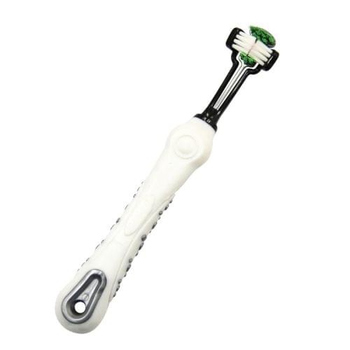 YINGTE Three-toothbrush for Pets (White)