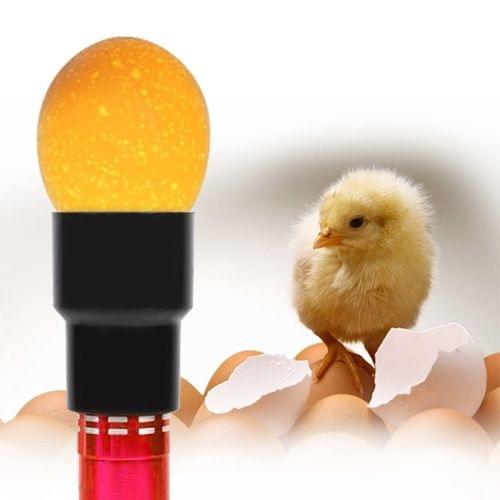 5 PCS Incubator Egg Tester Flashlight Light Egg Candling Lamp(Red)