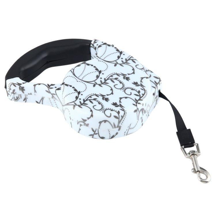 5m Creeper Pattern Flexible Retractable Dog / Cat Leash for Daily Walking