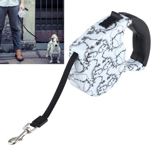 5m Creeper Pattern Flexible Retractable Dog / Cat Leash for Daily Walking