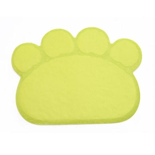 Cute Paw Print Pattern Pet Dinning Sleeping Mat, Size: Small, Random Color Delivery