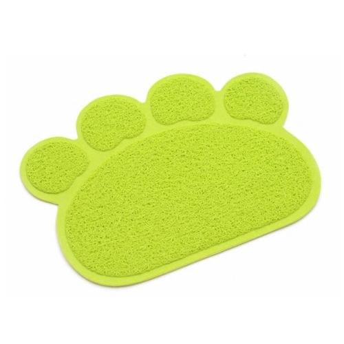 Cute Paw Print Pattern Pet Dinning Sleeping Mat, Size: Small, Random Color Delivery