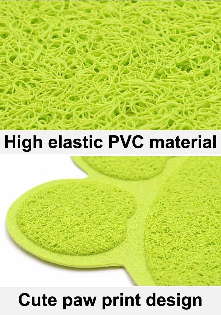 Cute Paw Print Pattern Pet Dinning Sleeping Mat, Size: Small, Random Color Delivery