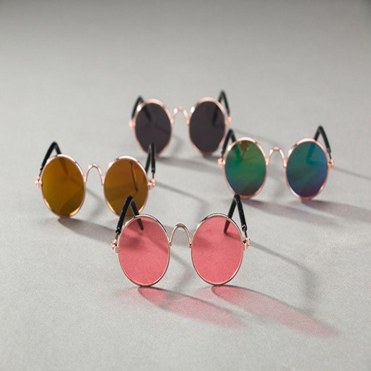Multicolored Eye-wear Pet Cat Dog Fashion Sunglasses UV Sun Glasses Eye Protection(Black)