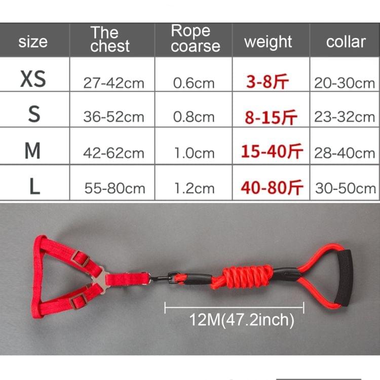 Pet Dog Collar + Harness + Leash Three Sets, S, Harness Chest Size: 34-50cm, Collar Neck Size: 24-35cm, Pet Weight: 8kg Below(Coffee)