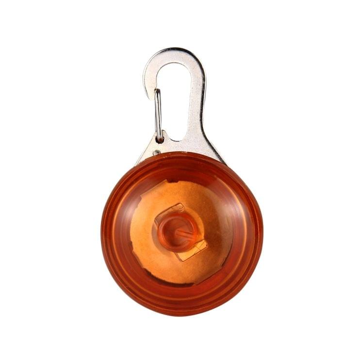 Round Shape Pet Safety Flash Pendant(Red)