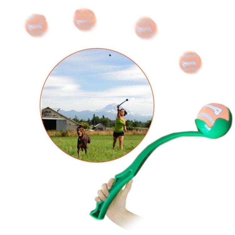 Pet Pick Up Training Ball Throwing Toys with Ball for Dogs / Cats, Random Color Delivery