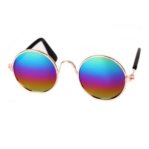 Multicolored Eye-wear Pet Cat Dog Fashion Sunglasses UV Sun Glasses Eye Protection(Dazzle Color)