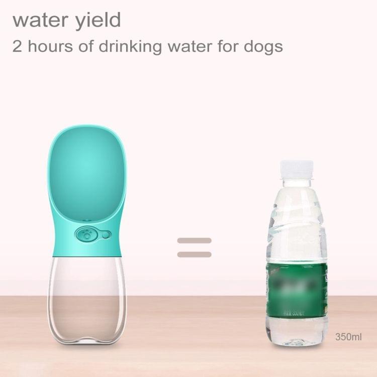 Outdoor Travel Portable Pet Drinking Water Cup Water Feeder, Capacity: 350ml (Pink)