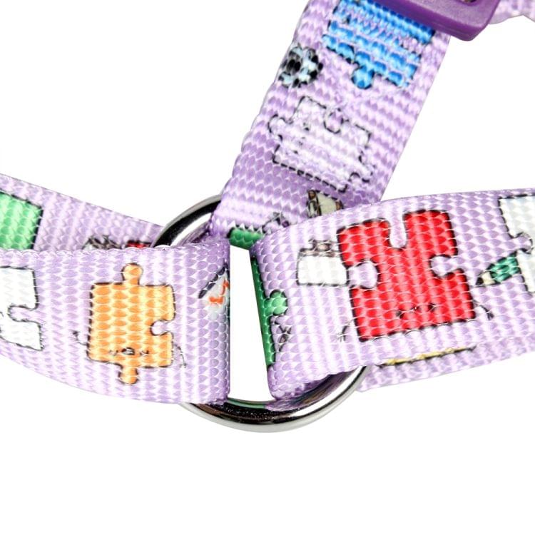 Tuffhound 1634 Adjustable Dog Harness Lead Leash Collar Belt,Size:L, 2.5x(45-70)x(50-85)cm (Purple)