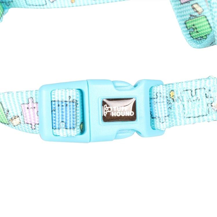 Tuffhound 1634 Adjustable Dog Harness Lead Leash Collar Belt,Size:L, 2.5x(45-70)x(50-85)cm (Blue)