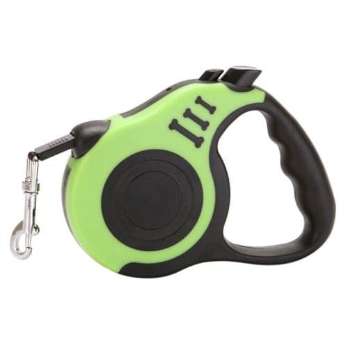 Retractable Dog Leash Automatic Flexible Dog Puppy Cat Traction Rope Belt Dog Leash for Small Medium Dogs Pet Products, Size:3m(Green)