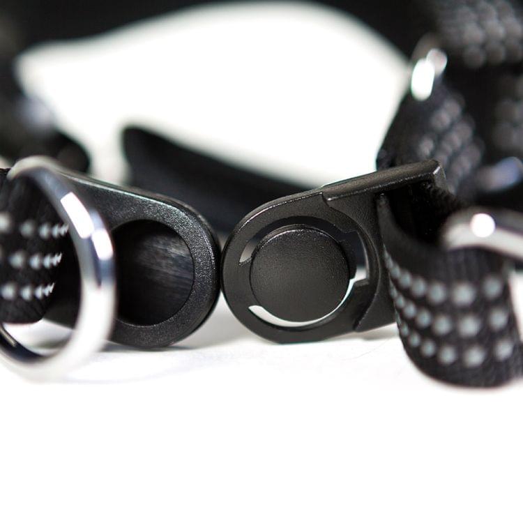 Tuffhound 1619 Adjustable Dog Harness Lead Leash Collar Belt,Size:S, 1.5x(40-56)cm (Grey)