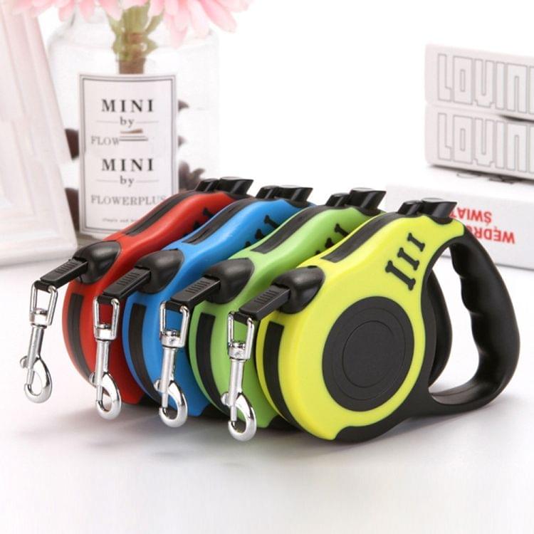 Retractable Dog Leash Automatic Flexible Dog Puppy Cat Traction Rope Belt Dog Leash for Small Medium Dogs Pet Products, Size:3m(Yellow)
