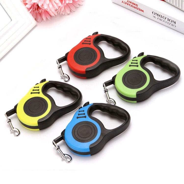 Retractable Dog Leash Automatic Flexible Dog Puppy Cat Traction Rope Belt Dog Leash for Small Medium Dogs Pet Products, Size:3m(Yellow)