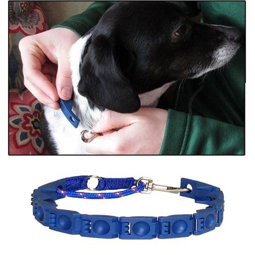 Adjustable Dog Collar Large Dogs Pet Train Belt With CD Disk Pets Collar, Collar Size:16.5*16*2.7cm