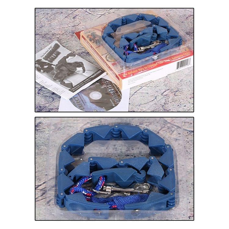 Adjustable Dog Collar Large Dogs Pet Train Belt With CD Disk Pets Collar, Collar Size:16.5*16*2.7cm