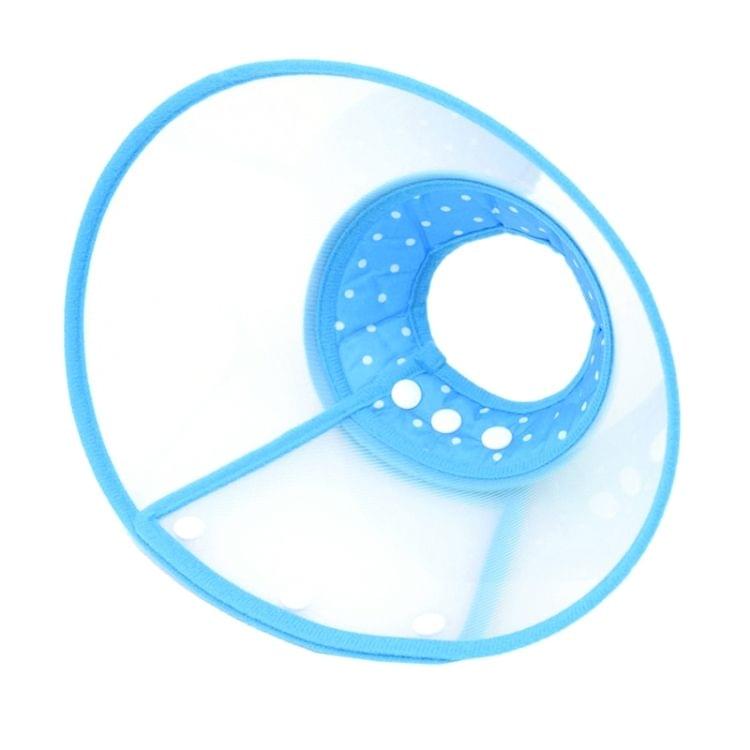 Elizabeth Pet Collar Headgear Ruff Funnel Cover Anti Bite Lick Safety Practical Neck Protective, Size: XL, Suitable for Neck 30-39cm(Blue)