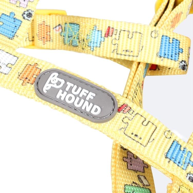 Tuffhound 1634 Adjustable Dog Harness Lead Leash Collar Belt,Size:L, 2.5x(45-70)x(50-85)cm (Yellow)