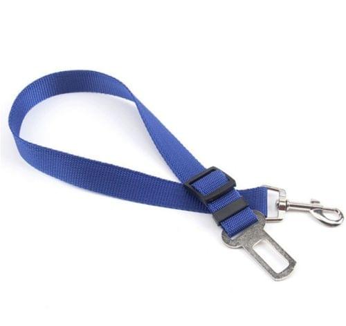 2 PCS Nylon Harness Leash Clip Pet Dog Car Seat Belt Security Belt(Blue)
