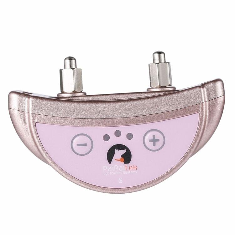 PD258 Automatic Anti Barking Collar Pet Training Control System for Dogs, S Size(Rose Gold)