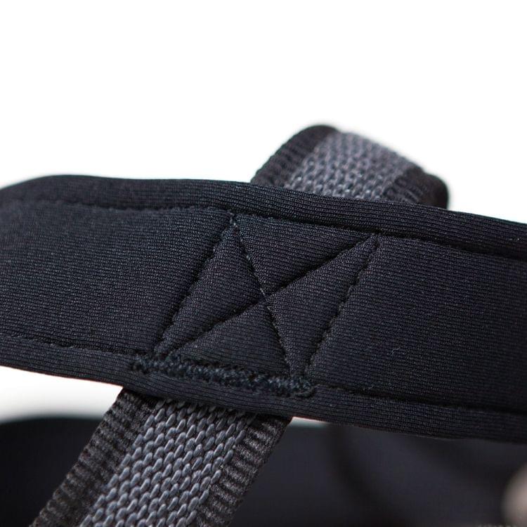 Tuffhound 1619 Adjustable Dog Harness Lead Leash Collar Belt,Size:M, 2x(50-73)cm(Grey)