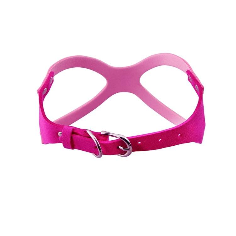 Microfiber Glasses Style Breathable Dog Chest  Strap, Size: M (Magenta)