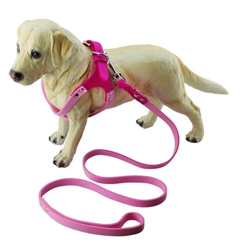 Microfiber Glasses Style Breathable Dog Chest  Strap, Size: M (Magenta)