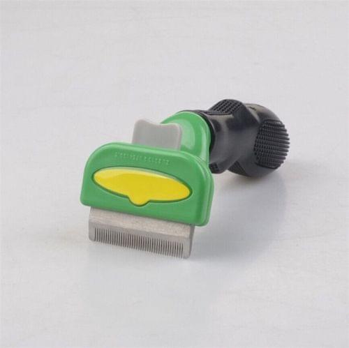 Large Medium and Small Dog Cat General Pet Hair Removal Comb, Size:Short hair(Green S)
