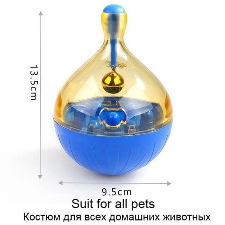 Interactive Cat Toy IQ Treat Ball Smarter Pet Toys Fun Tumbler Leaking Food Balls(Green)