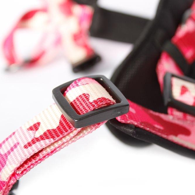 Tuffhound 1628 Adjustable Dog Chest Strap Collar Belt,Size:M, 2x46x(54-66)cm(Red)