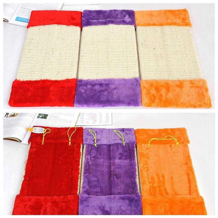 Cat Toy Furniture Protection Climbing Frame Sisal Hemp Hangable Scratch Board, Size: 49 x 23 x 2cm Random Color Delivery