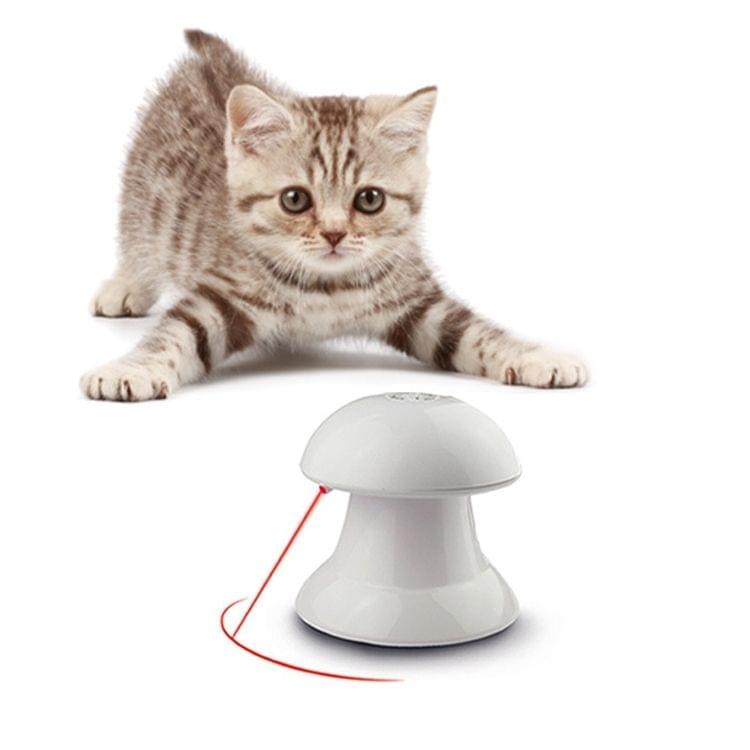 Non-directional Spinning Laser Cat Toy, Random Color Delivery