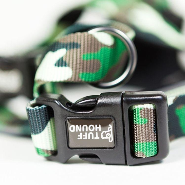 Tuffhound 1628 Adjustable Dog Chest Strap Collar Belt,Size:M, 2x46x(54-66)cm(Green)