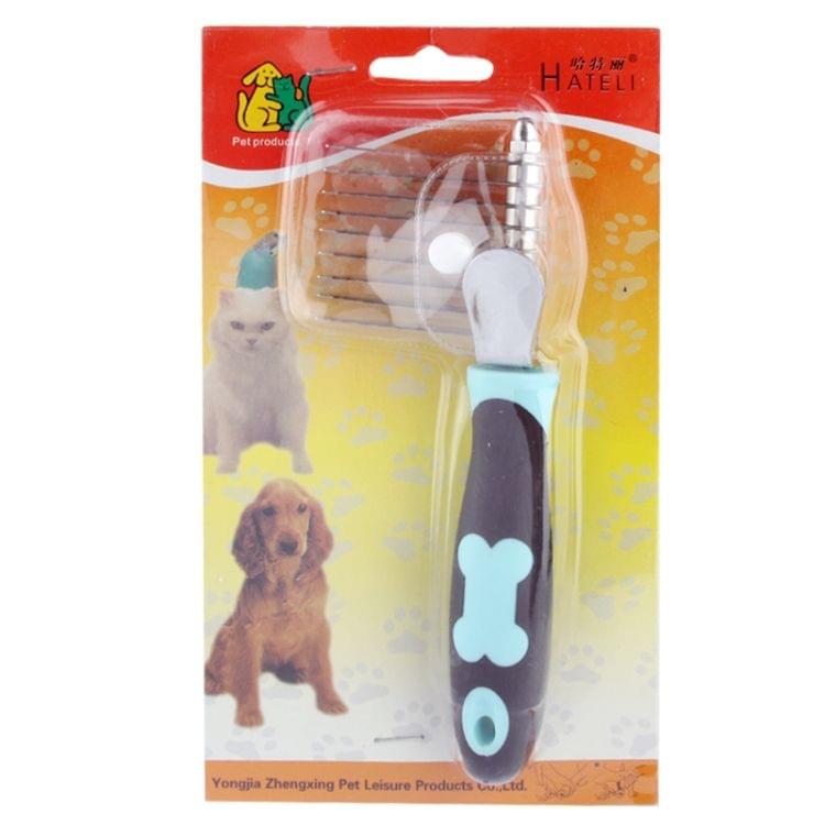 M581 Compact Dematting Comb Tool for Pets(Baby Blue)