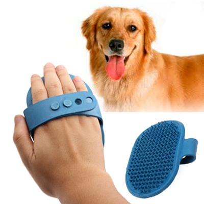 TPU Handheld Pet a Bath Massage Brush, Random Color Delivery