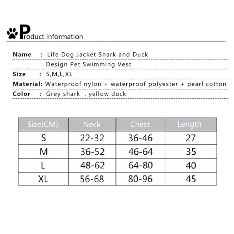 Doglemi Cute Pet Saver Dog Reflective Stripes Life Vest Jacket for Swimming Boating Surfing (Size:L)(Grey)