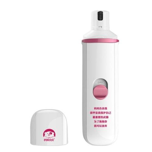 Pet Electric Manicure Device Dog Nail Polisher, Specification: Battery(Pink)