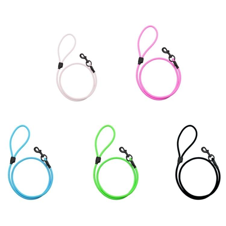 PVC Material Wear-resistant Waterproof Traction Belt Pet Dogs Traction Rope with Handle, Suitable For Medium and Large Dogs, Rope Length: 150 cm, Random Color Delivery