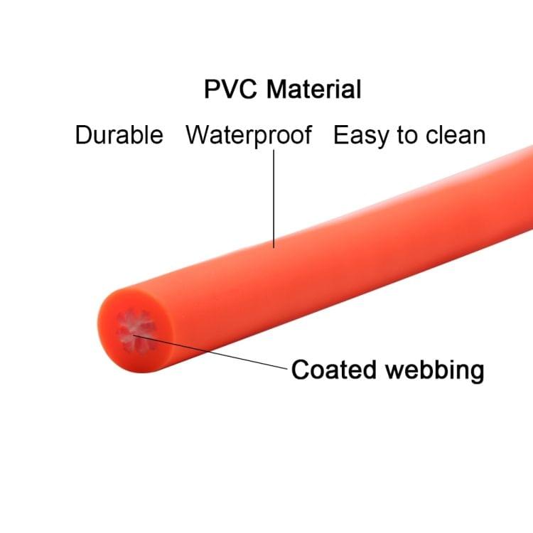 PVC Material Wear-resistant Waterproof Traction Belt Pet Dogs Traction Rope with Handle, Suitable For Medium and Large Dogs, Rope Length: 150 cm, Random Color Delivery