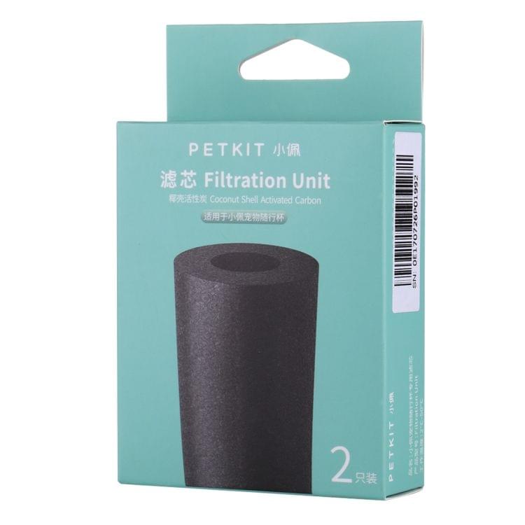 2 PCS Pet Kit Coconut Shell Activated Carbon Filter Replacements for Pet Water Fountain (HC9745)
