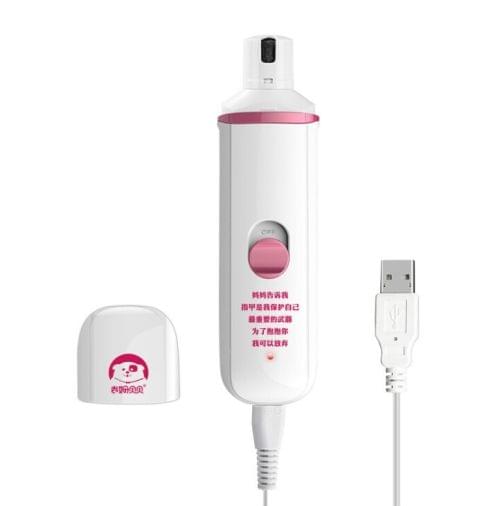 Pet Electric Manicure Device Dog Nail Polisher, Specification: Charged(Pink)