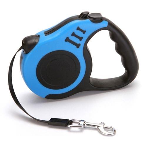 Retractable Dog Leash Automatic Flexible Dog Puppy Cat Traction Rope Belt Dog Leash for Small Medium Dogs Pet Products, Size:5m(Blue)