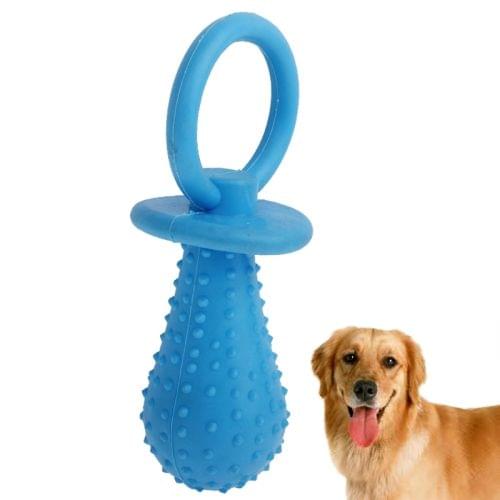 Pet Teeth-Cleaning Nipple Bet Toy for Dog, Random Color Delivery (Blue)