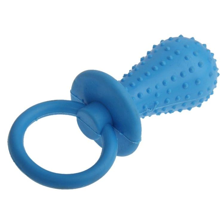 Pet Teeth-Cleaning Nipple Bet Toy for Dog, Random Color Delivery (Blue)