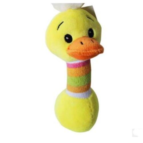 2 PCS Cute Pet Dog Toys Chew Squeaker Animals Pet Toys Plush Puppy Honking Squirrel For Dogs Cat Chew Squeak Toy Dog Goods(Duck)