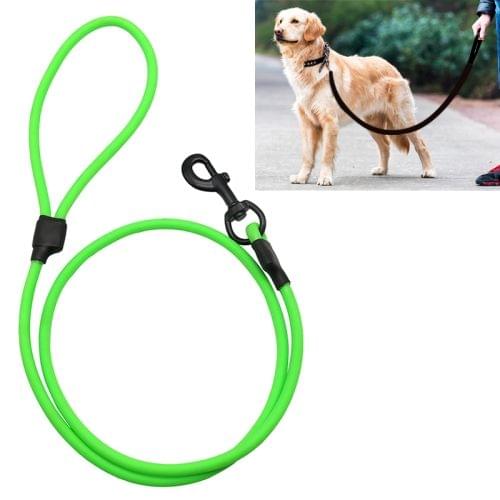 PVC Material Wear-resistant Waterproof Traction Belt Pet Dogs Traction Rope with Handle, Suitable For Medium and Large Dogs, Rope Length: 150 cm(Green)