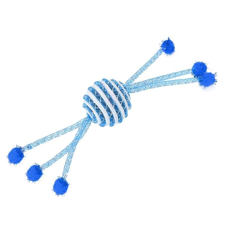 3 PCS Cat Grinding Toy Ball Rotating Cat Interactive Toy(Red)